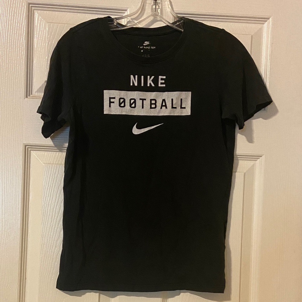 Nike Black and White Football Tee